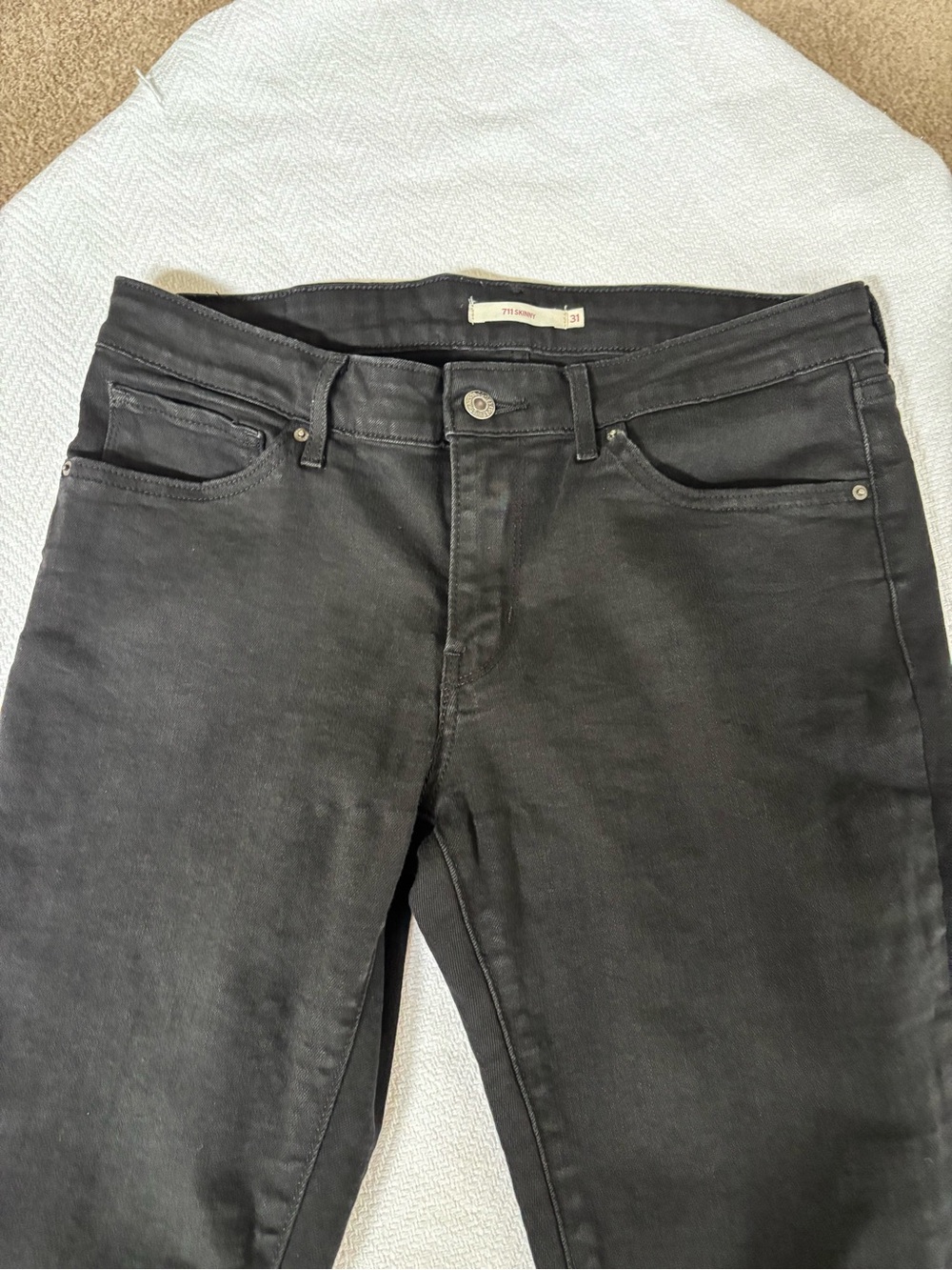 Levi's Women's Skinny Jeans in Black Wash